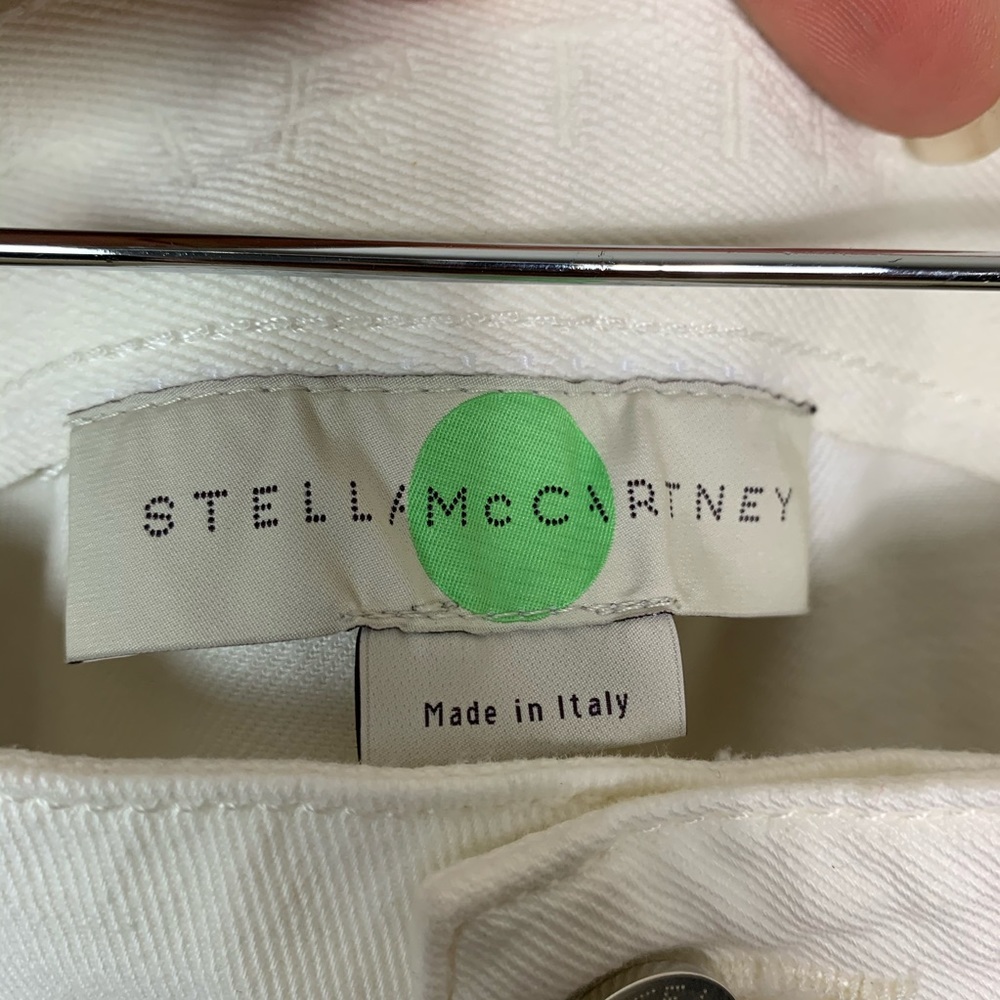 Stella McCartney Flare Leg White Jeans - Picture 7 of 12